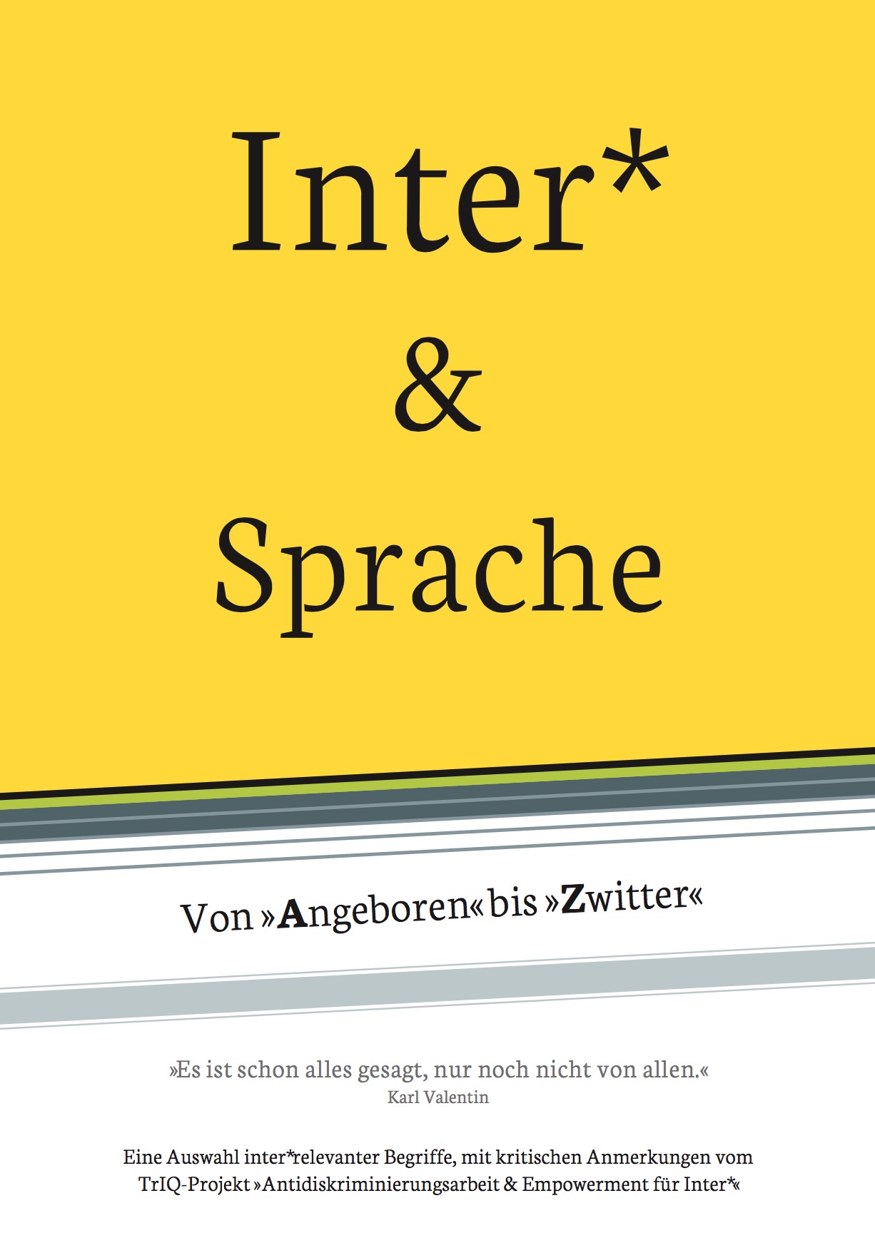 Inter* und Sprache