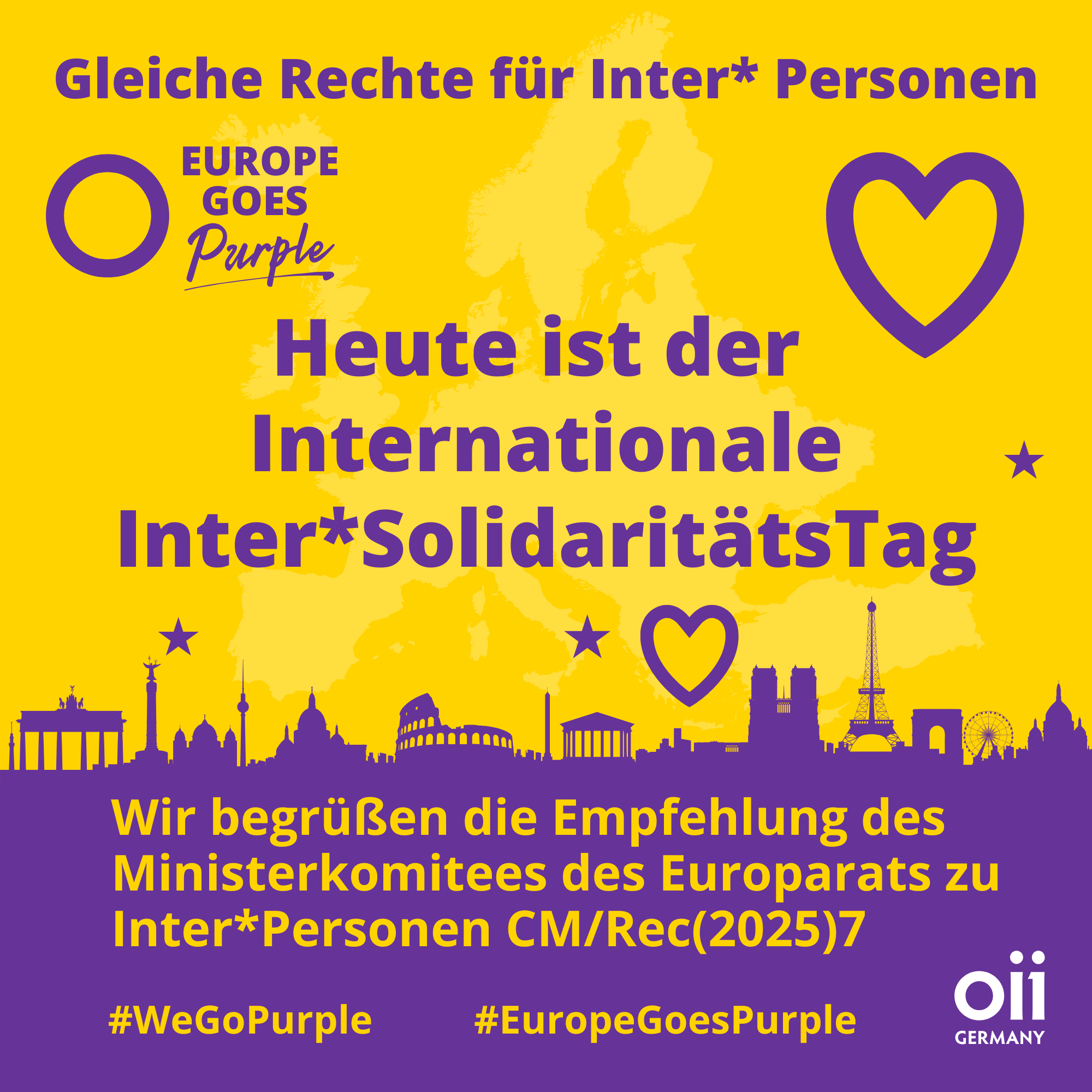 Heute ist der Inter* Solidaritäts Tag 2025